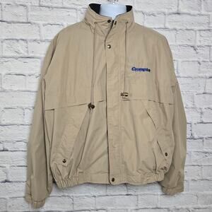 Tri-Mountain Jacket Mens Size XL Crompton Logo Zip Away Hood